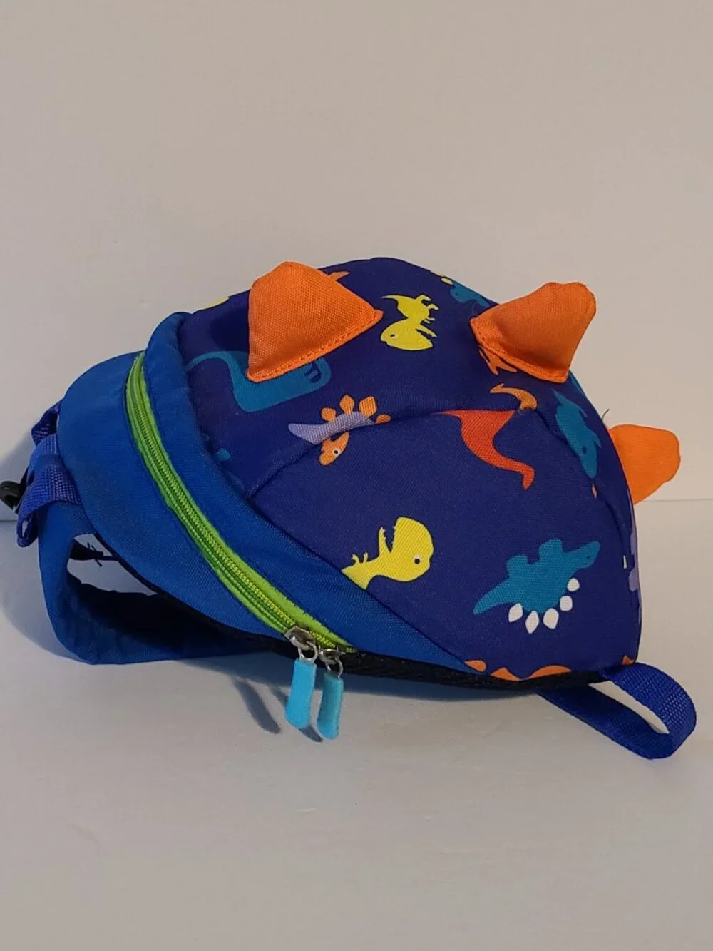 DINOSAUR TODDLER MINI TRAVEL BACKPACK WITH LESH DEEP BLUE-MOTHER'S IDEAL HELPER